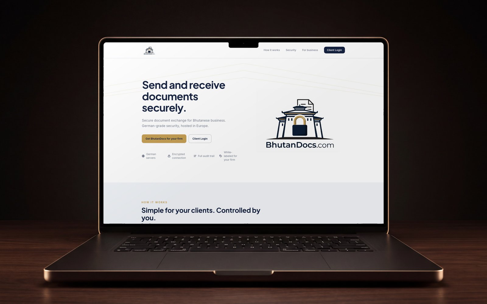 BhutanDocs secure file exchange